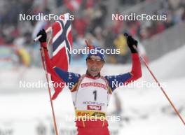 06.03.2005, Hochfilzen, Austria (AUT) Ole Einar Bjoerndalen (NOR) - IBU World Championships Biathlon, pursuit men, Hochfilzen (AUT). www.nordicfocus.com. © Furtner/NordicFocus. Every downloaded picture is fee-liable.