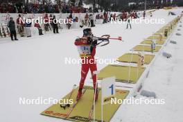 12.03.2005, Hochfilzen, Austria (AUT) Ole Einar Bjoerndalen (NOR) - IBU World Championships Biathlon, relay men, Hochfilzen (AUT). www.nordicfocus.com. © Furtner/NordicFocus. Every downloaded picture is fee-liable.