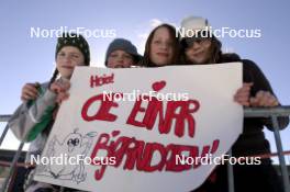 23.03.2006, Holmenkollen, Norway (NOR) Fans of Ole Einar Bjoerndalen (NOR) - IBU World Cup Biathlon, sprint men, Holmenkollen (NOR). www.nordicfocus.com. © Manzoni/NordicFocus. Every downloaded picture is fee-liable.