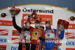 Biathlon - IBU World Cup Biathlon sprint men 10km - Ostersund (SWE): Michael Greis (GER), Ole Einar Bjoerndalen (NOR, center), Dmitri Iarochenko (RUS). www.nordicfocus.com. © Manzoni/NordicFocus. Every downloaded picture is fee-liable.