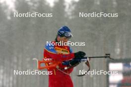 18.03.2006, Kontiolahti, Finland (FIN) Ole Einar Bjoerndalen (NOR) - IBU World Cup Biathlon, pursuit men, Kontiolahti (FIN). www.nordicfocus.com. © Manzoni/NordicFocus. Every downloaded picture is fee-liable.