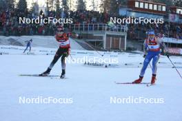 Biathlon - IBU World Cup Biathlon pursuit women 10km - Ostersund (SWE): Magdalena Neuner (GER), Anna Carin Olofsson (SWE). www.nordicfocus.com. © Manzoni/NordicFocus. Every downloaded picture is fee-liable.