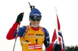 26.03.2006, Holmenkollen, Norway (NOR) Ole Einar Bjoerndalen (NOR) - IBU World Cup Biathlon, mass start men, Holmenkollen (NOR). www.nordicfocus.com. © Manzoni/NordicFocus. Every downloaded picture is fee-liable.