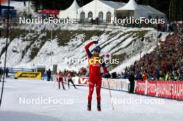 25.03.2006, Holmenkollen, Norway (NOR) Christian Manzoni, Ole Bjoerndalen (Einar) - IBU World Cup Biathlon, pursuit men, Holmenkollen (NOR). www.nordicfocus.com. © Manzoni/NordicFocus. Every downloaded picture is fee-liable.