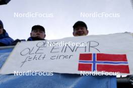 08.01.2006, Oberhof, Germany (GER) Event Feature: Fans of Ole Einar Bjoerndalen (NOR) - IBU World Cup Biathlon, mass start men, Oberhof (GER). www.nordicfocus.com. © Manzoni/NordicFocus. Every downloaded picture is fee-liable.