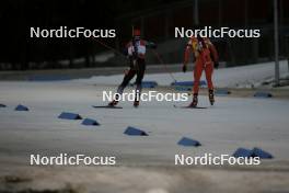 Biathlon - IBU World Cup Biathlon sprint men 10km - Ostersund (SWE): Michael Greis (GER), Ole Einar Bjoerndalen (NOR). www.nordicfocus.com. © Manzoni/NordicFocus. Every downloaded picture is fee-liable.