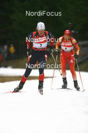 Biathlon - IBU World Cup Biathlon pursuit women 10km in the Rennsteig-Arena - Oberhof (GER): Florence Baverel-Robert (FRA).