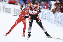 Biathlon - IBU World Cup Biathlon relay men 4x7.5km - Hochfilzen (AUT): Sven Fischer (GER), Stian Eckhoff (NOR).