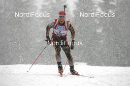 Biathlon - IBU World Cup Biathlon pursuit men 12.5km - Hochfilzen (AUT): Michael Greis (GER).