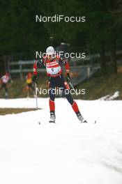 Biathlon - IBU World Cup Biathlon pursuit women 10km in the Rennsteig-Arena - Oberhof (GER): Sandrine Bailly (FRA).