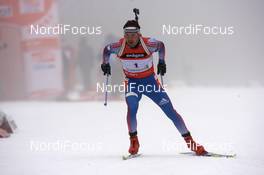 Biathlon - IBU World Cup Biathlon sprint men 10km in the Rennsteig-Arena - Oberhof (GER): Nikolay Kruglov (RUS).