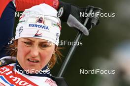 Biathlon - IBU World Cup Biathlon relay women 4x6km at Chiemgau-Arena - Ruhpolding (GER): Florence Baverel-Robert (FRA).