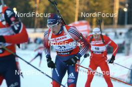 Biathlon - IBU World Cup Biathlon pursuit men 15km - Ostersund (SWE): Tim Burke (USA).
