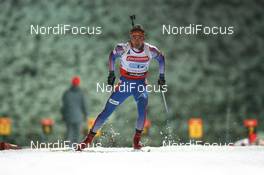 Biathlon - IBU World Cup Biathlon relay men 4x7.5km in the Rennsteig-Arena - Oberhof (GER): Nikolay Kruglov (RUS).