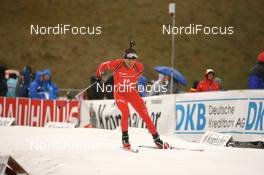 Biathlon - IBU World Cup Biathlon pursuit men 12.5km in the Rennsteig-Arena - Oberhof (GER): Ole Einar Bjoerndalen (NOR).