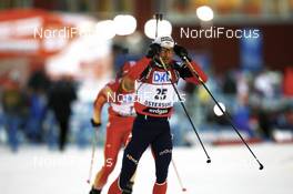 Biathlon - IBU World Cup Biathlon sprint men 10km - Ostersund (SWE): Vincent Defrasne (FRA).