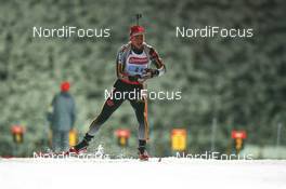 Biathlon - IBU World Cup Biathlon relay men 4x7.5km in the Rennsteig-Arena - Oberhof (GER): Michael Greis (GER).