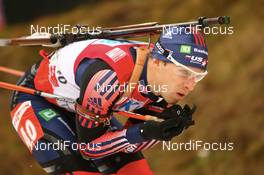 Biathlon - IBU World Cup Biathlon pursuit men 12.5km in the Rennsteig-Arena - Oberhof (GER): Lowell Bailey (USA).