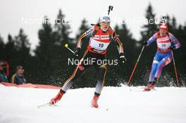 Biathlon - IBU World Cup Biathlon pursuit women 10km in the Rennsteig-Arena - Oberhof (GER): Kathrin Hitzer (GER).