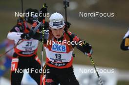 Biathlon - IBU World Cup Biathlon pursuit women 10km - Hochfilzen (AUT): Katrin Hitzer (GER).