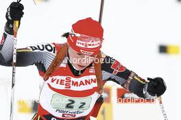 Biathlon - IBU World Cup Biathlon relay women 4x6km - Hochfilzen (AUT): Andrea Henkel (GER).