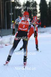 Biathlon - IBU World Cup Biathlon pursuit women 10km - Ostersund (SWE): Kati Wilhelm (GER), Magdalena Gwizdon (POL):