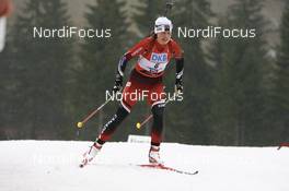 Biathlon - IBU World Cup Biathlon pursuit women 10km - Hochfilzen (AUT): Zina Kocher (CAN).