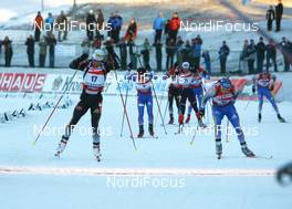 Biathlon - IBU World Cup Biathlon pursuit men 15km - Ostersund (SWE): Ricco Gross (GER), Carl Johan Bergman (SWE).