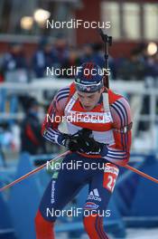 Biathlon - IBU World Cup Biathlon pursuit men 15km - Ostersund (SWE): Tim Burke (USA).
