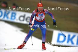 Biathlon - IBU World Cup Biathlon pursuit women 10km - Hochfilzen (AUT): Anna Bogaly (RUS).