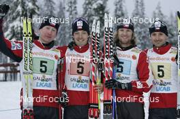 Cross-Country - FIS World Cup Cross Country men 4x10km relay - Gaellivare (SWE): Lukas Bauer, Martin Koukal, Milan Sperl, Jiri Magal
