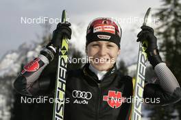 06.12.2007, Hochfilzen, Austria (AUT): Magdalena Neuner (GER) - training Biathlon worldcup Hochfilzen 2007. www.nordicfocus.com. c Furtner/NordicFocus. Every downloaded picture is fee-liable.