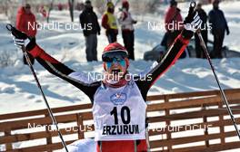 24.02.2012, Erzurum, Turkey (TUR): Teresa Stadlober (AUT), Swix, Loeffler - FIS junior world ski championships cross-country, skiathlon women, Erzurum (TUR). www.nordicfocus.com. © Felgenhauer/NordicFocus. Every downloaded picture is fee-liable.