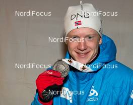 26.01.2013, Obertillach, Austria (AUT): Johannes Thingnes BOE (NOR) - IBU Youth and Junior world ski championships biathlon, individual men sprint, Obertillach (AUT). www.nordicfocus.com. © Wukits/NordicFocus. Every downloaded picture is fee-liable.