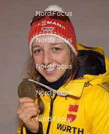 30.01.2013, Obertillach, Austria (AUT): Franziska PREUSS (GER) - IBU Youth and Junior world ski championships biathlon, individual women, Obertillach (AUT). www.nordicfocus.com. © Wukits/NordicFocus. Every downloaded picture is fee-liable.