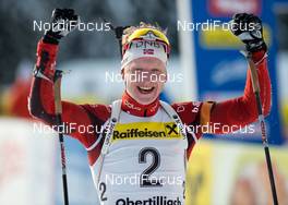 27.01.2013, Obertillach, Austria (AUT): Johannes Thingnes BOE (NOR) - IBU Youth and Junior world ski championships biathlon, pursuit men, Obertillach (AUT). www.nordicfocus.com. © Wukits/NordicFocus. Every downloaded picture is fee-liable.