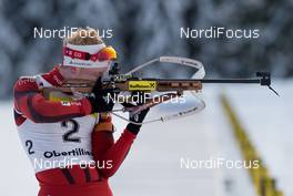 27.01.2013, Obertillach, Austria (AUT): Johannes Thingnes BOE (NOR) - IBU Youth and Junior world ski championships biathlon, pursuit men, Obertillach (AUT). www.nordicfocus.com. © Wukits/NordicFocus. Every downloaded picture is fee-liable.