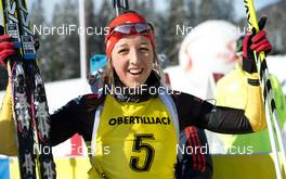 27.01.2013, Obertillach, Austria (AUT): Franziska PREUSS (GER) - IBU Youth and Junior world ski championships biathlon, pursuit women, Obertillach (AUT). www.nordicfocus.com. © Wukits/NordicFocus. Every downloaded picture is fee-liable.