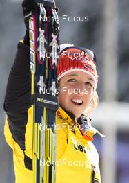 27.01.2013, Obertillach, Austria (AUT): Franziska PREUSS (GER) - IBU Youth and Junior world ski championships biathlon, pursuit women, Obertillach (AUT). www.nordicfocus.com. © Wukits/NordicFocus. Every downloaded picture is fee-liable.