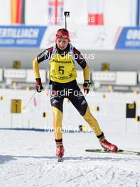 27.01.2013, Obertillach, Austria (AUT): Franziska PREUSS (GER) - IBU Youth and Junior world ski championships biathlon, pursuit women, Obertillach (AUT). www.nordicfocus.com. © Wukits/NordicFocus. Every downloaded picture is fee-liable.