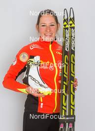 27.11.2014, Ruka, Finland (FIN): Coraline Hugue (FRA), Fischer, One Way, Rottefella - FIS World Cup. www.nordicfocus.com. © Laiho/NordicFocus. Every downloaded picture is fee-liable.