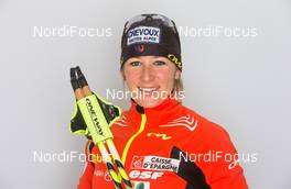 27.11.2014, Ruka, Finland (FIN): Coraline Hugue (FRA), Fischer, One Way, Rottefella - FIS World Cup. www.nordicfocus.com. © Laiho/NordicFocus. Every downloaded picture is fee-liable.