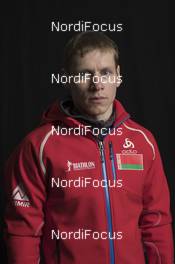 25.11.2016, Oestersund, Sweden, (SWE): Yuryi Liadov (BLR) - IBU world cup biathlon, photoshooting, Oestersund (SWE). www.nordicfocus.com. © Manzoni/NordicFocus. Every downloaded picture is fee-liable.