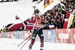 20.01.2018, Antholz, Italy (ITA): Johannes Thingnes Boe (NOR) -  IBU world cup biathlon, pursuit men, Antholz (ITA). www.nordicfocus.com. © Manzoni/NordicFocus. Every downloaded picture is fee-liable.