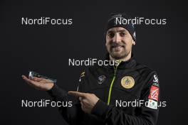 26.11.2017, Oestersund, Sweden, (SWE): Simon Desthieux (FRA) - IBU world cup biathlon, photoshooting, Oestersund (SWE). www.nordicfocus.com. © Manzoni/NordicFocus. Every downloaded picture is fee-liable.