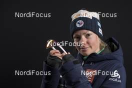 26.11.2017, Oestersund, Sweden, (SWE): Marie Dorin (FRA) - IBU world cup biathlon, photoshooting, Oestersund (SWE). www.nordicfocus.com. © Manzoni/NordicFocus. Every downloaded picture is fee-liable.