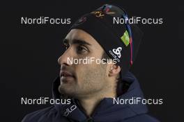 26.11.2017, Oestersund, Sweden, (SWE): Martin Fourcade (FRA) - IBU world cup biathlon, photoshooting, Oestersund (SWE). www.nordicfocus.com. © Manzoni/NordicFocus. Every downloaded picture is fee-liable.