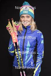 23.11.2017, Ruka, Finland, (FIN): Anna Shevchenko (KAZ) - FIS world cup cross-country, photoshooting, Ruka (FIN). www.nordicfocus.com. © Modica/NordicFocus. Every downloaded picture is fee-liable.