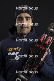 26.11.2017, Oestersund, Sweden, (SWE): Martin Fourcade (FRA) - IBU world cup biathlon, photoshooting, Oestersund (SWE). www.nordicfocus.com. © Manzoni/NordicFocus. Every downloaded picture is fee-liable.