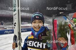 08.01.2017 Oberstdorf, Germany (GER): Sara Takanashi (JPN) - FIS world cup ski jumping ladies, individual HS137, Oberstdorf (GER). www.nordicfocus.com. © Thibaut/NordicFocus. Every downloaded picture is fee-liable.